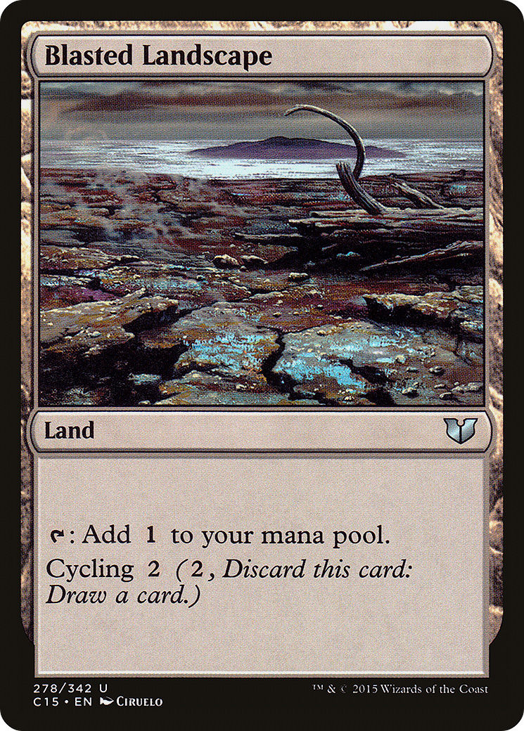 Image of Blasted Landscape [Commander 2015]