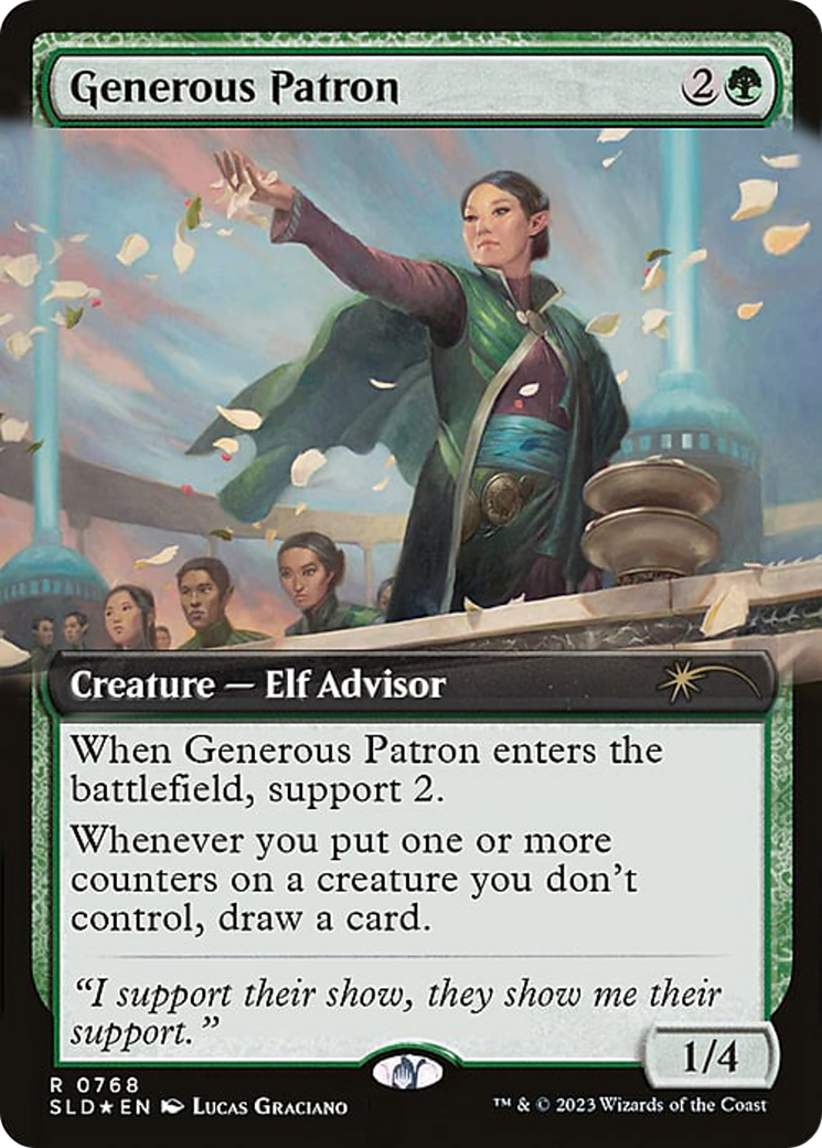 Image of Generous Patron (Extended Art) [Secret Lair Drop Series]