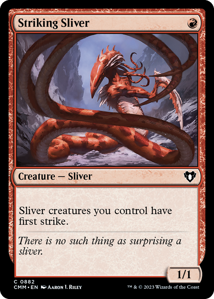 Image of Striking Sliver [Commander Masters]
