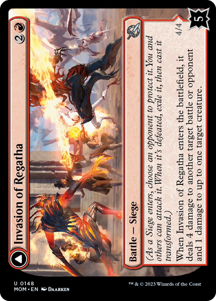 Image of Invasion of Regatha // Disciples of the Inferno [March of the Machine]