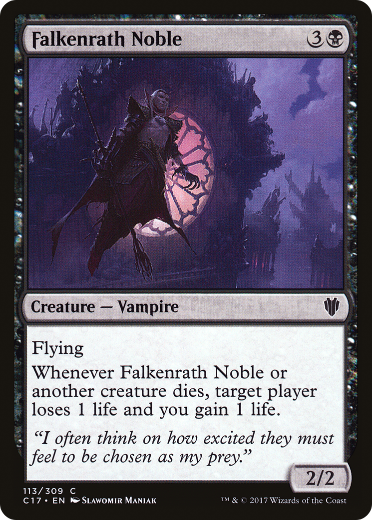 Image of Falkenrath Noble [Commander 2017]