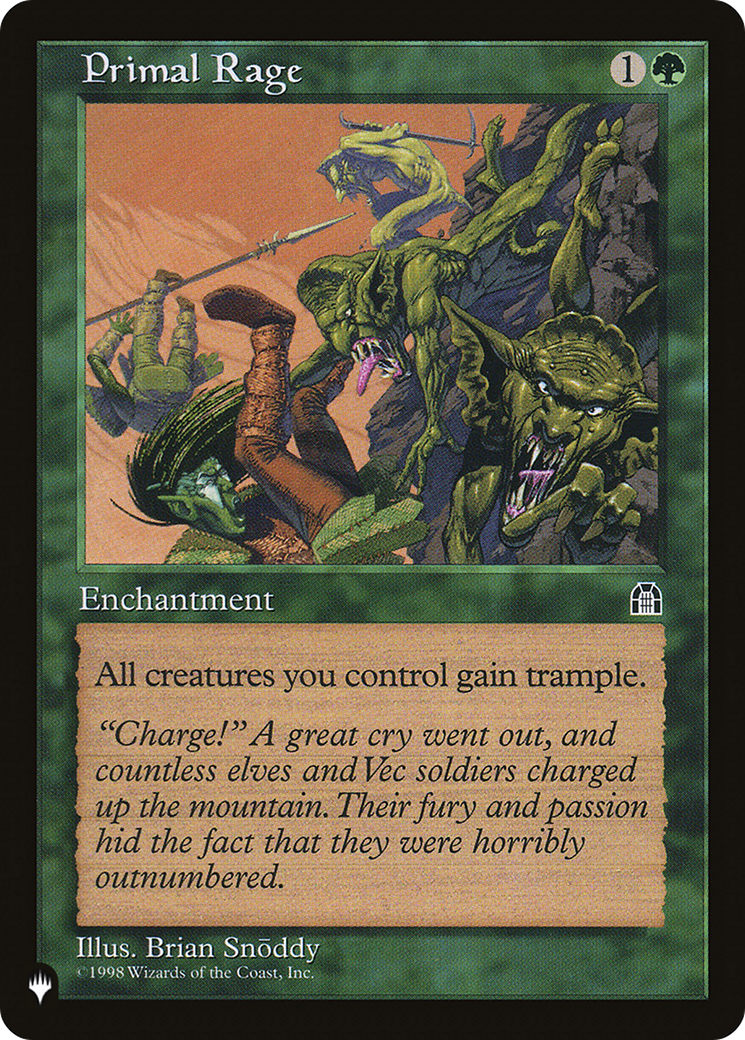 Image of Primal Rage [The List]
