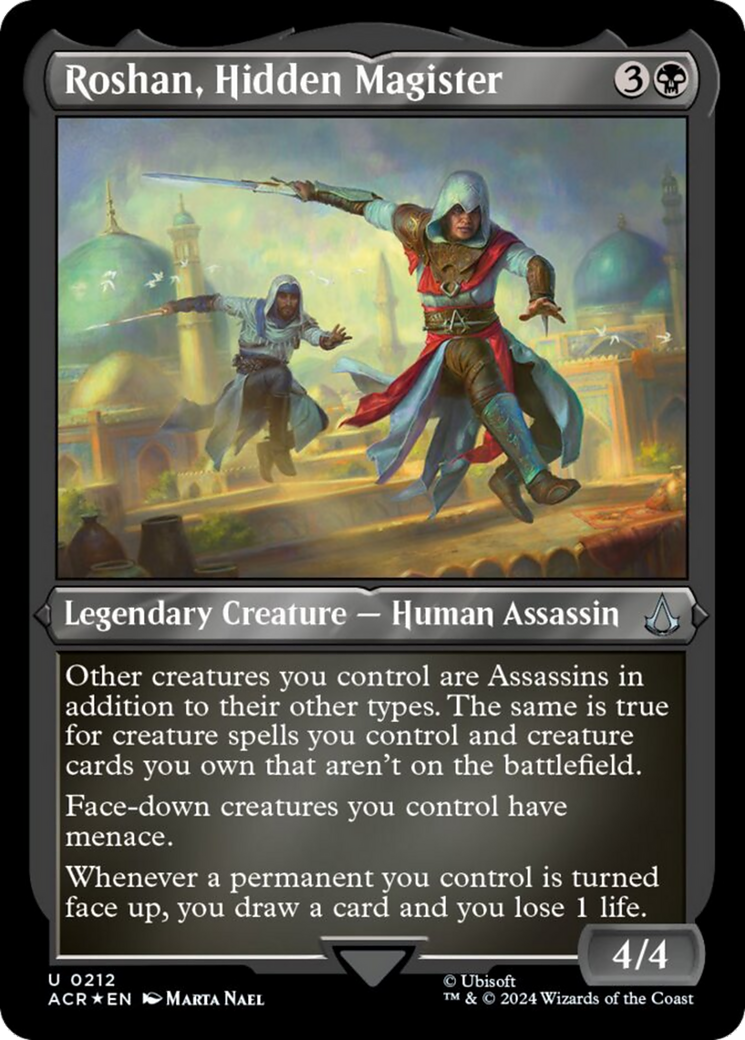 Image of Roshan, Hidden Magister (Foil Etched) [Assassin's Creed]