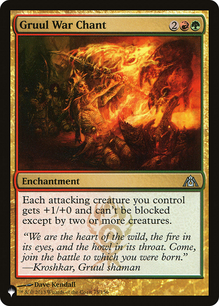 Image of Gruul War Chant [The List]
