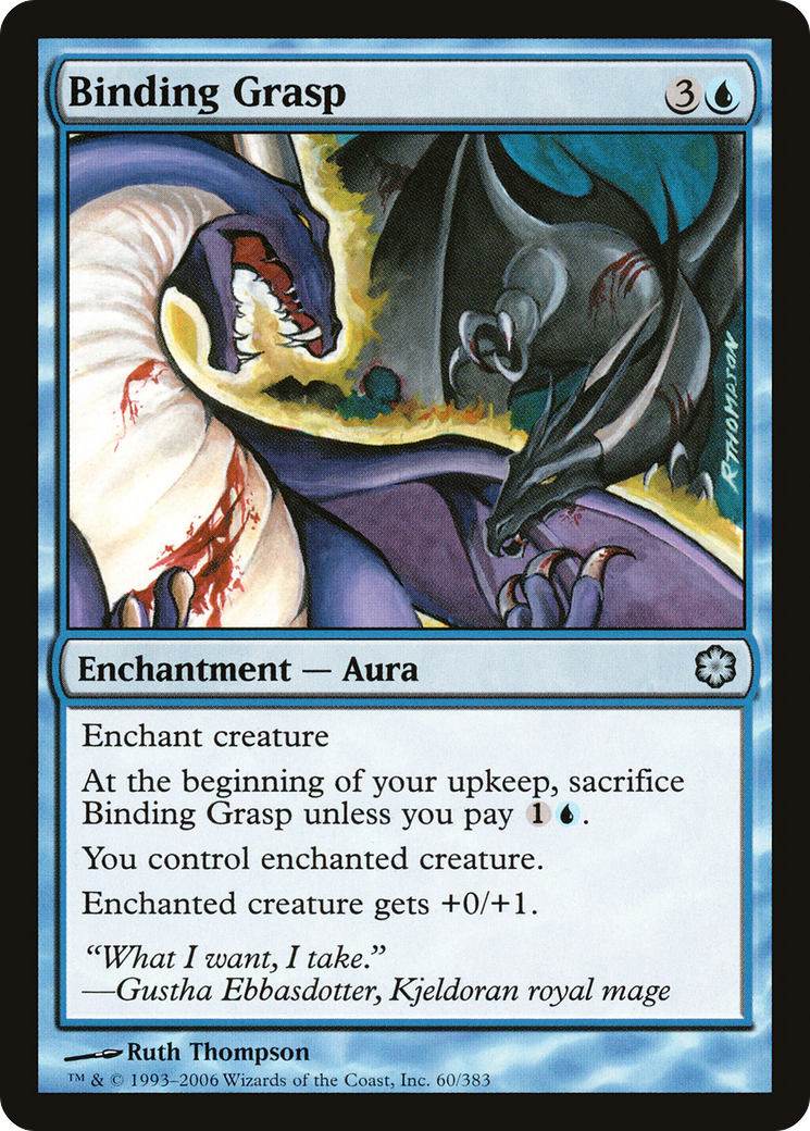 Image of Binding Grasp [Coldsnap Theme Decks]