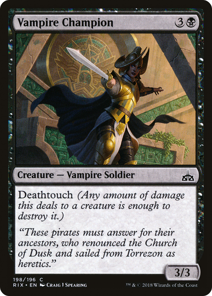 Image of Vampire Champion [Rivals of Ixalan]