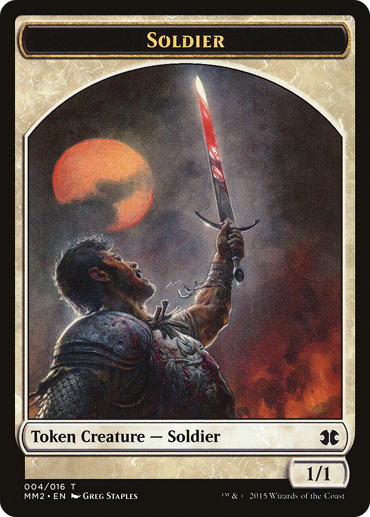 Image of Soldier Token [Modern Masters 2015 Tokens]