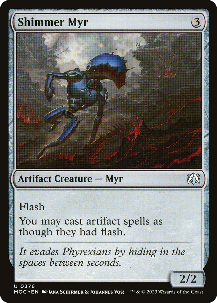 Image of Shimmer Myr [March of the Machine Commander]