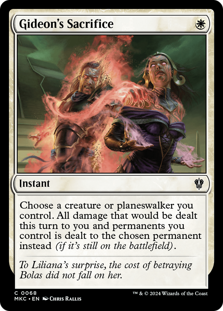 Image of Gideon's Sacrifice [Murders at Karlov Manor Commander]