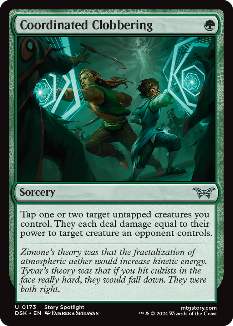 Image of Coordinated Clobbering [Duskmourn: House of Horror]