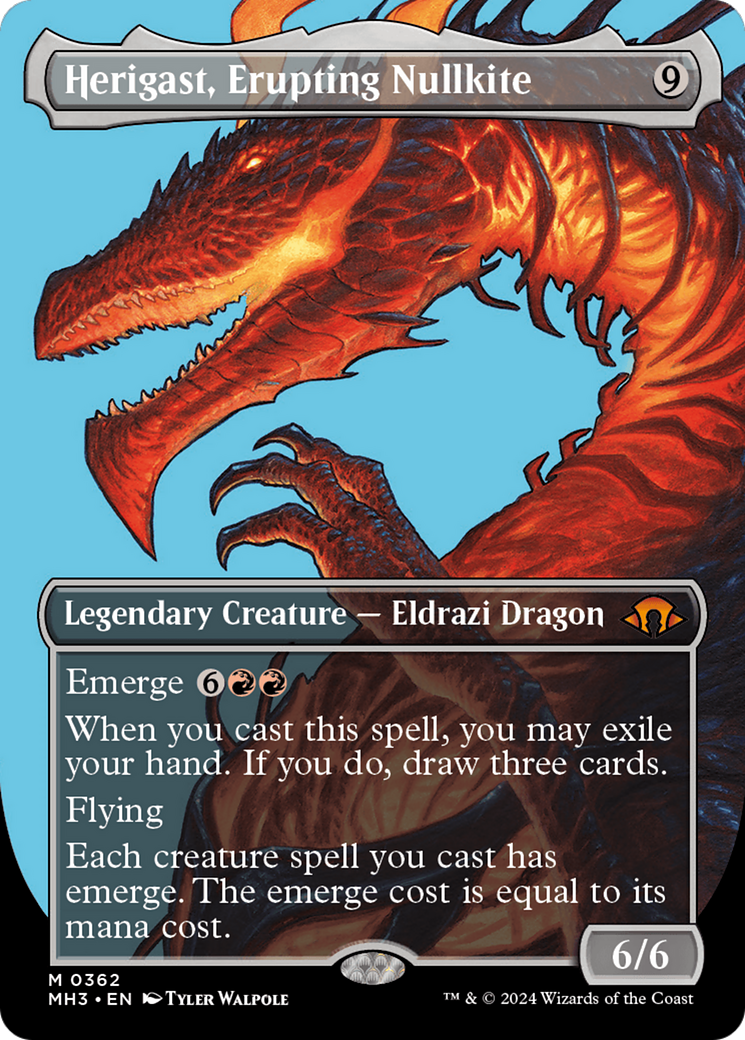 Image of Herigast, Erupting Nullkite (Borderless) [Modern Horizons 3]