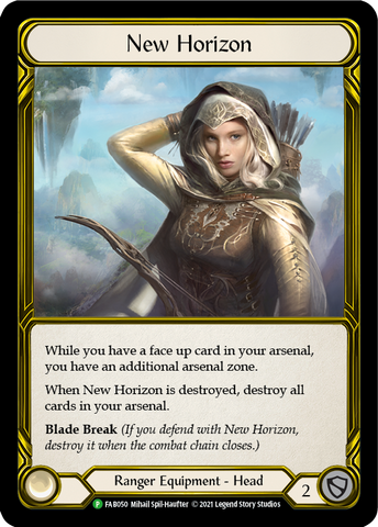 New Horizon (Golden) [FAB050] (Promo)  Cold Foil