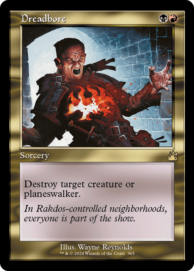 Image of Dreadbore (Retro Frame) [Ravnica Remastered]