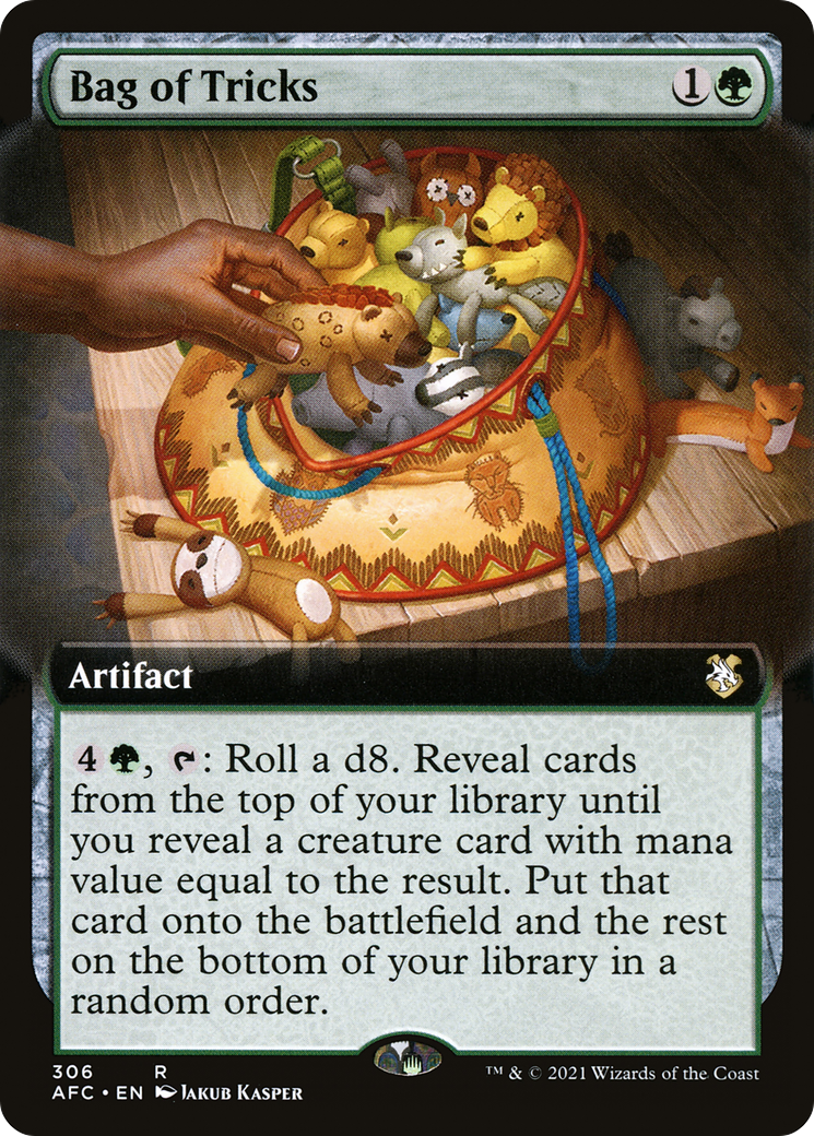 Image of Bag of Tricks (Extended Art) [Dungeons & Dragons: Adventures in the Forgotten Realms Commander]