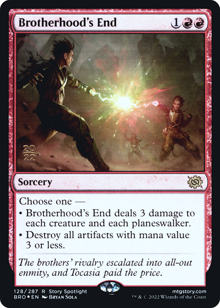 Image of Brotherhood's End [The Brothers' War Prerelease Promos]