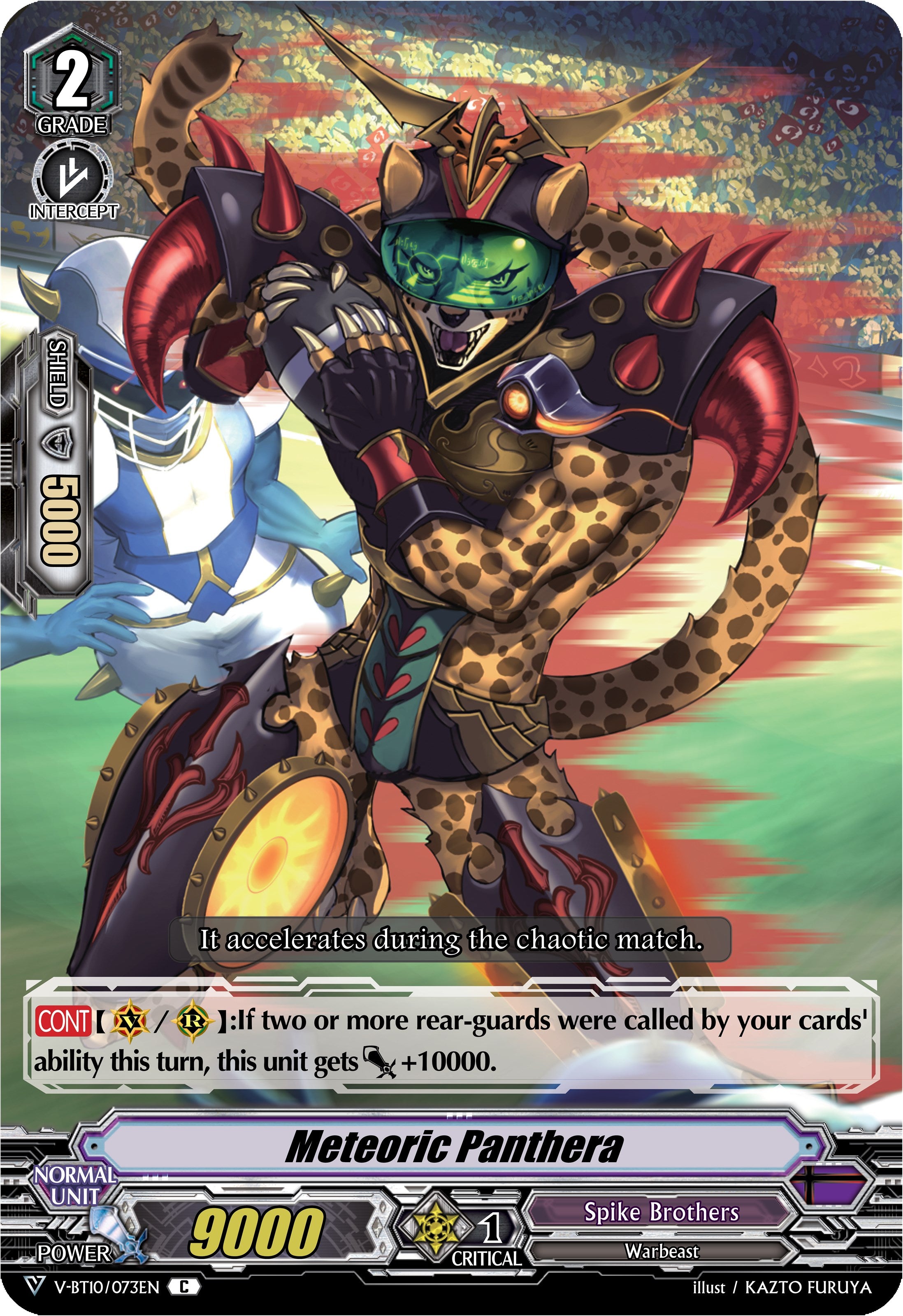 Image of Meteoric Panthera (V-BT10/073EN) [Phantom Dragon Aeon]