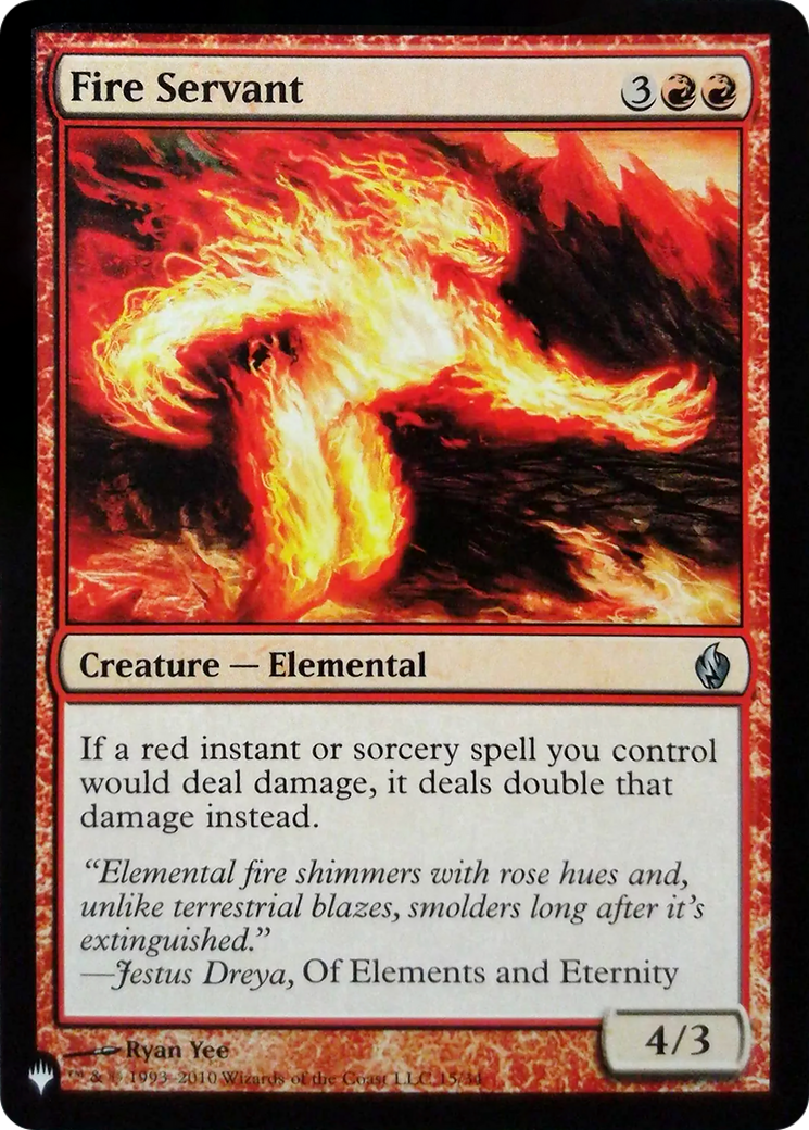 Image of Fire Servant [The List]