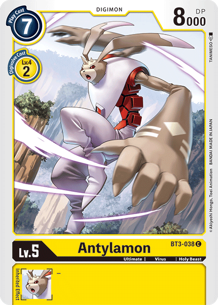 Image of Antylamon [BT3-038] [Release Special Booster Ver.1.5]