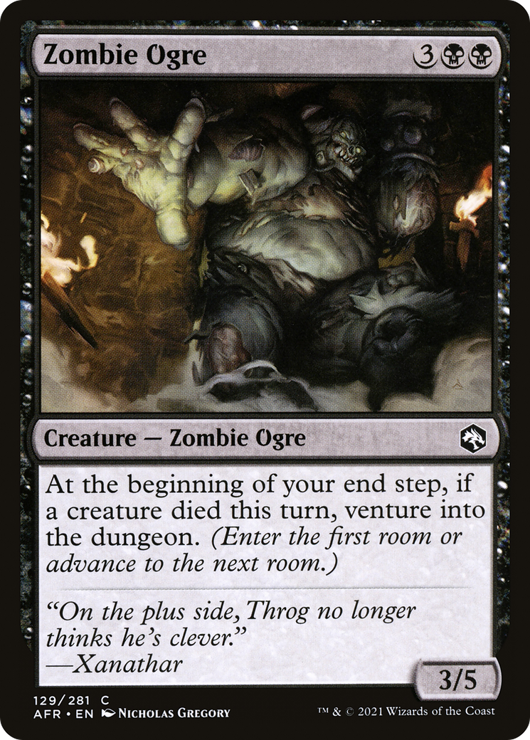 Image of Zombie Ogre [Dungeons & Dragons: Adventures in the Forgotten Realms]