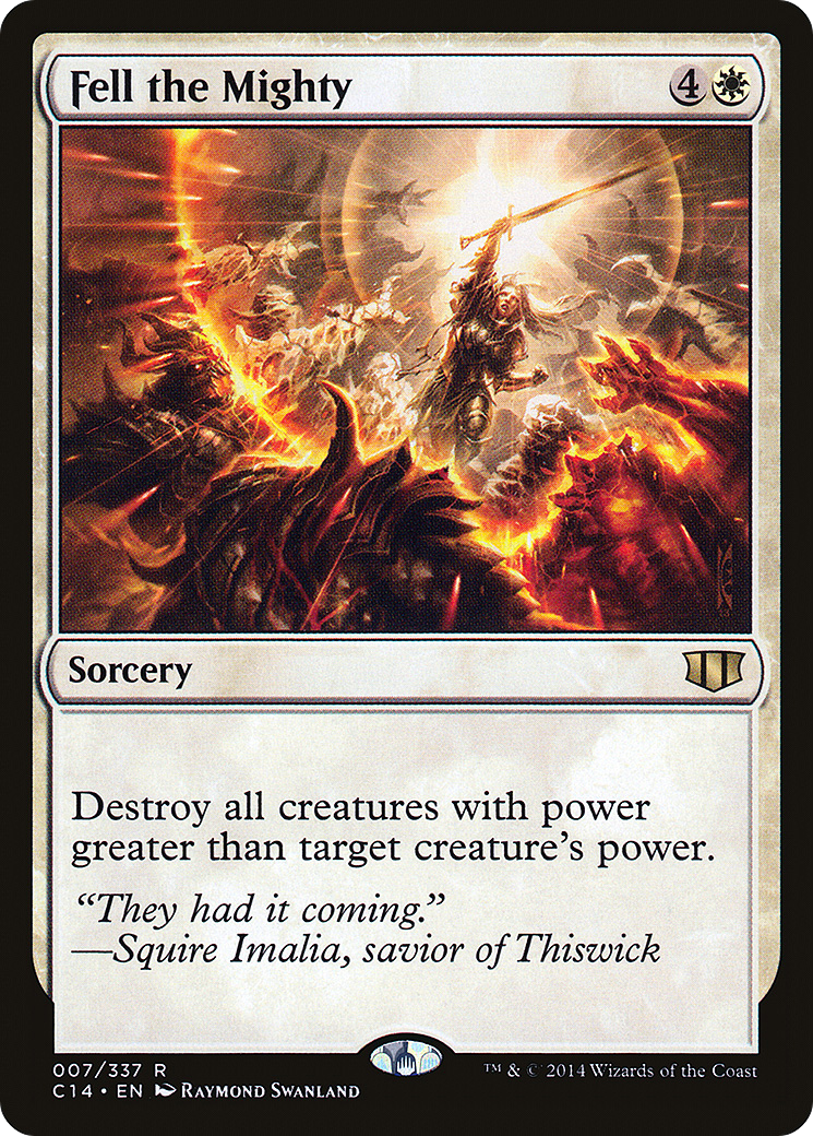 Image of Fell the Mighty [Commander 2014]