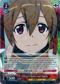 Image of Silica's Relieved Smile (SAO/S26-E042 RR) [Sword Art Online Vol.2]