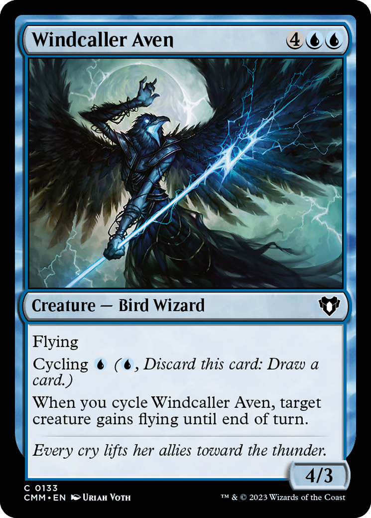 Image of Windcaller Aven [Commander Masters]