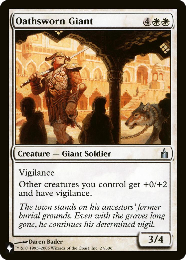 Image of Oathsworn Giant [The List]