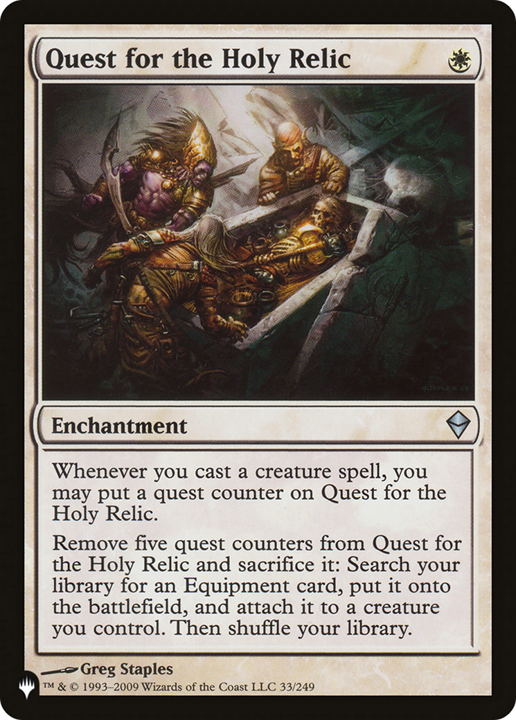 Image of Quest for the Holy Relic [The List]