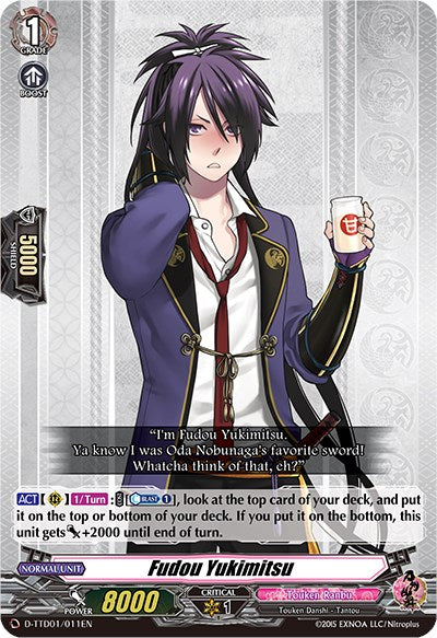 Image of Fudou Yukimitsu (D-TTD01/011EN) [Touken Ranbu: ONLINE 2021]