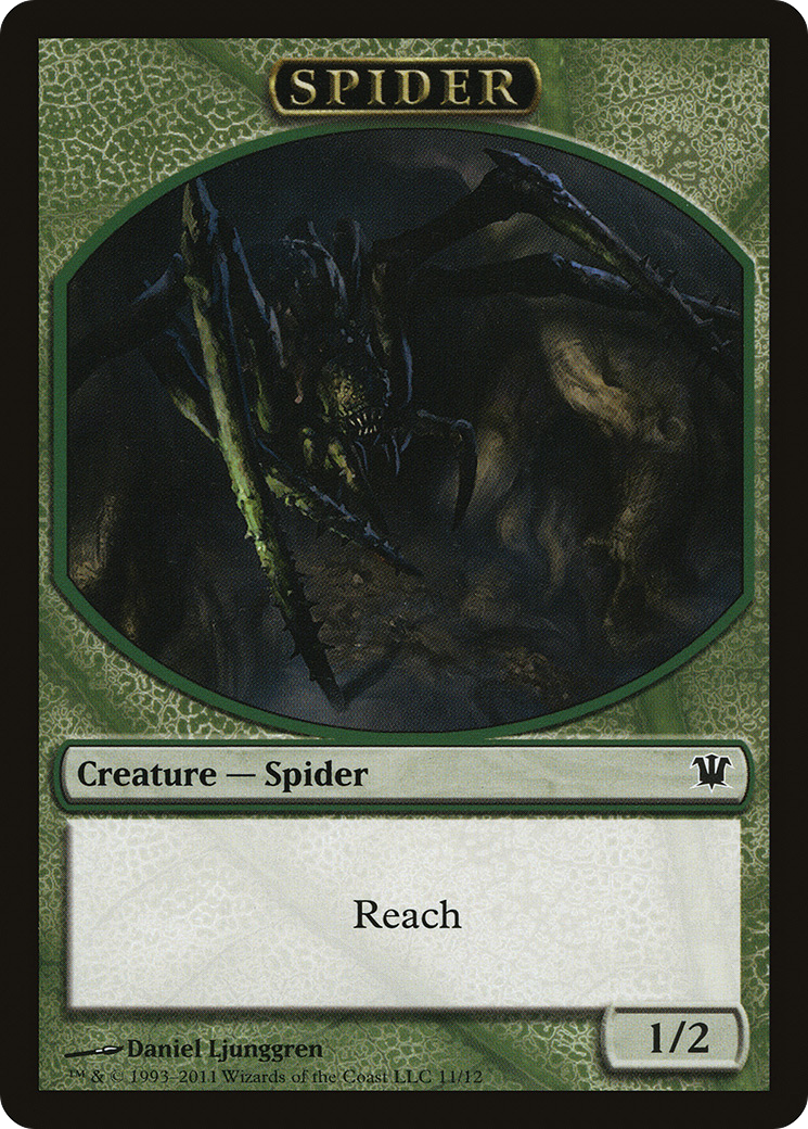 Image of Insect // Spider Double-Sided Token [Innistrad Remastered Tokens]