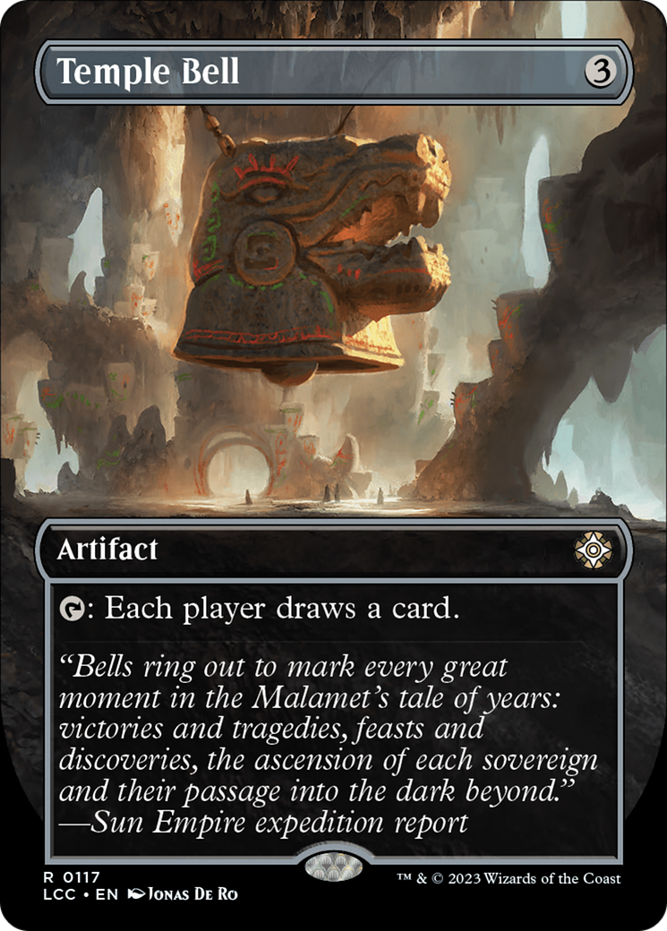 Image of Temple Bell (Borderless) [The Lost Caverns of Ixalan Commander]