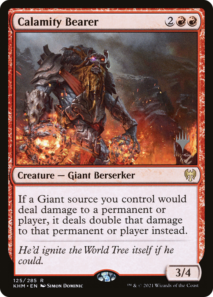 Image of Calamity Bearer (Promo Pack) [Kaldheim Promos]