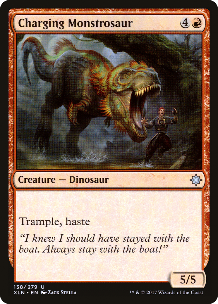 Image of Charging Monstrosaur [Ixalan]