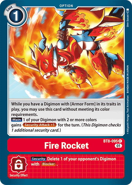 Image of Fire Rocket [BT8-095] [New Awakening]