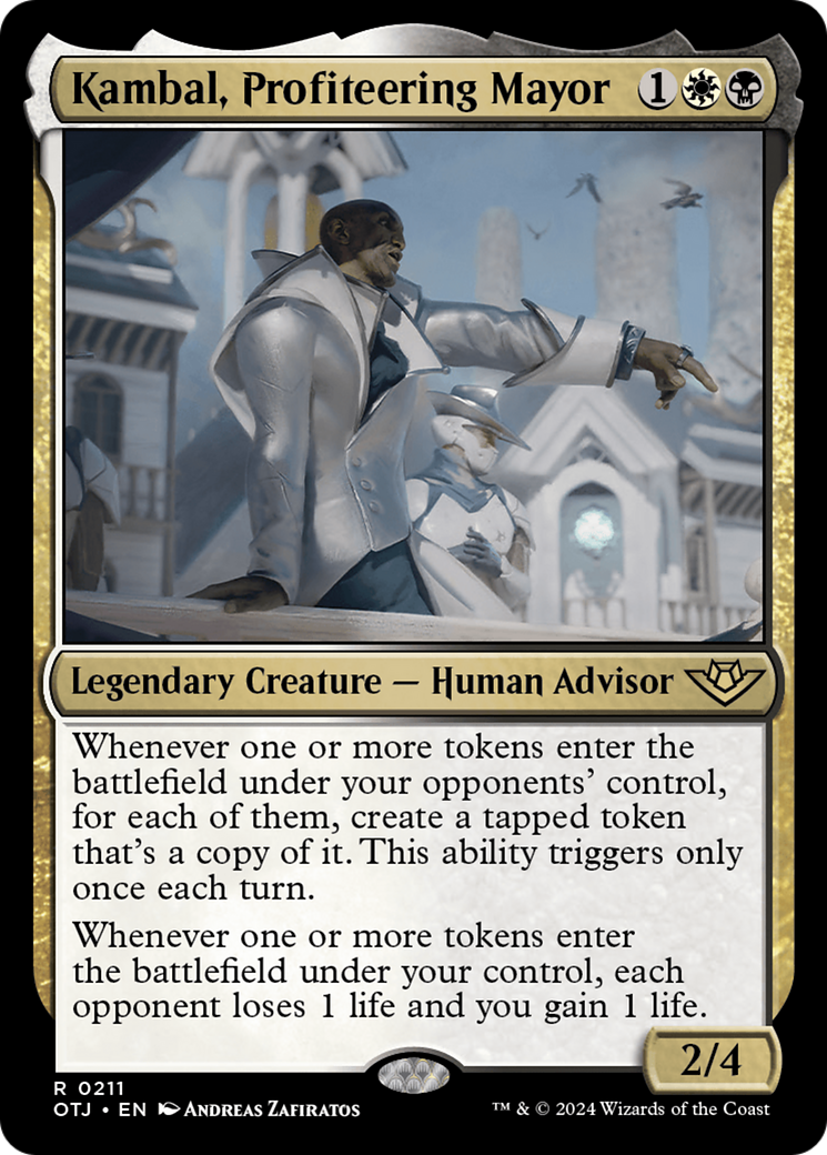 Image of Kambal, Profiteering Mayor [Outlaws of Thunder Junction]
