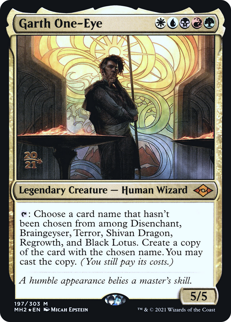 Image of Garth One-Eye [Modern Horizons 2 Prerelease Promos]