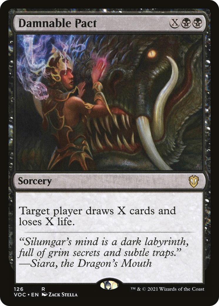 Image of Damnable Pact [Innistrad: Crimson Vow Commander]