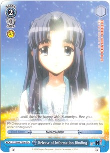Image of Release of Information Binding (SY/W08-TE16 TD) [The Melancholy of Haruhi Suzumiya]