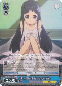 Image of Providing Information, Yui (SAO/SE26-E32 C) (Parallel Foil) [Sword Art Online II Vol.2]