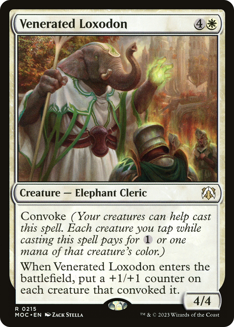 Image of Venerated Loxodon [March of the Machine Commander]