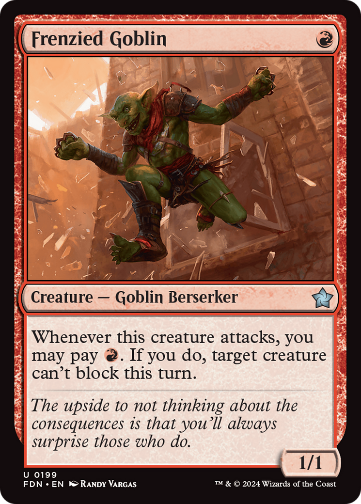 Image of Frenzied Goblin [Foundations]