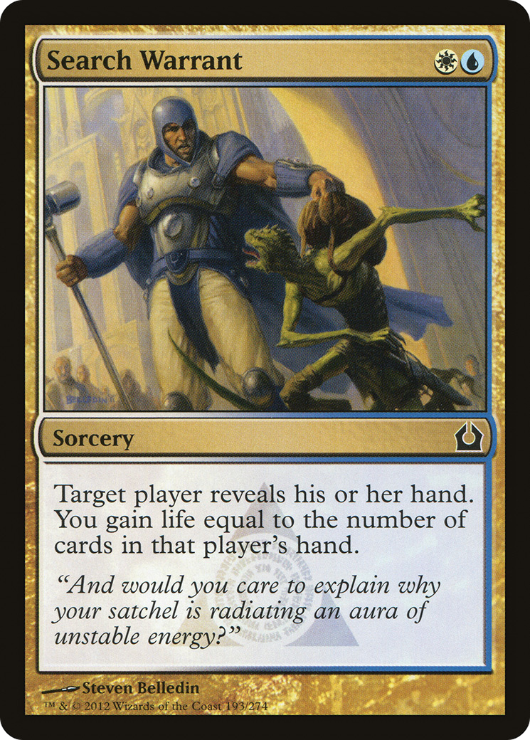 Image of Search Warrant [Return to Ravnica]