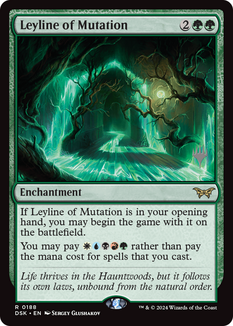 Image of Leyline of Mutation (Promo Pack) [Duskmourn: House of Horror Promos]