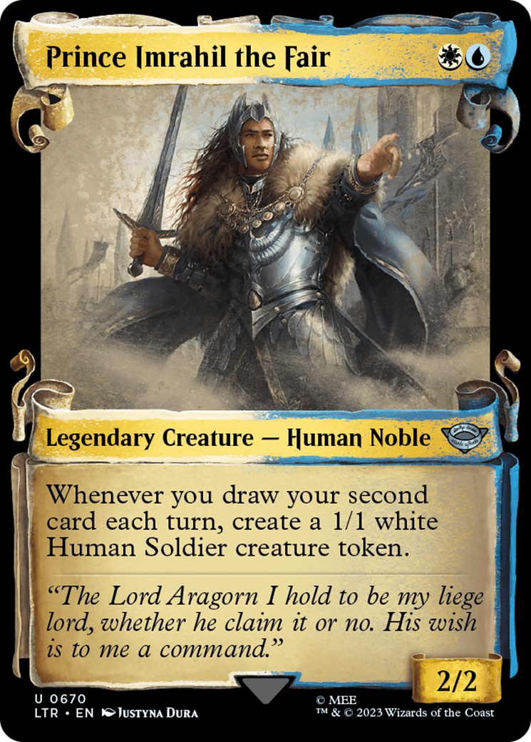 Image of Prince Imrahil the Fair [The Lord of the Rings: Tales of Middle-Earth Showcase Scrolls]