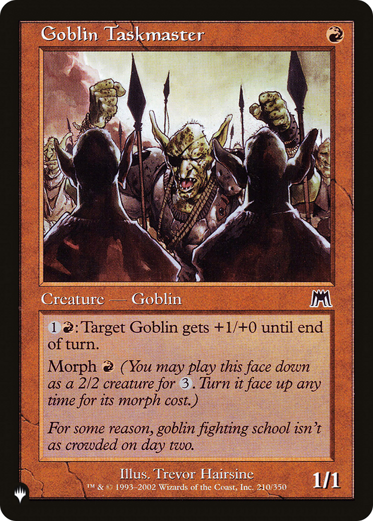 Image of Goblin Taskmaster [The List]