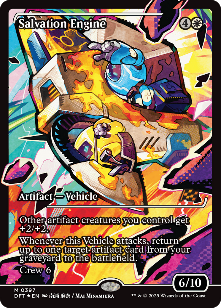 Image of Salvation Engine (Showcase) [Aetherdrift]