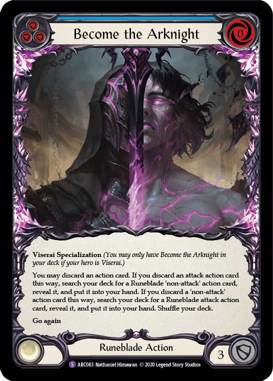 Image of Become the Arknight [U-ARC083] (Arcane Rising Unlimited)  Unlimited Rainbow Foil