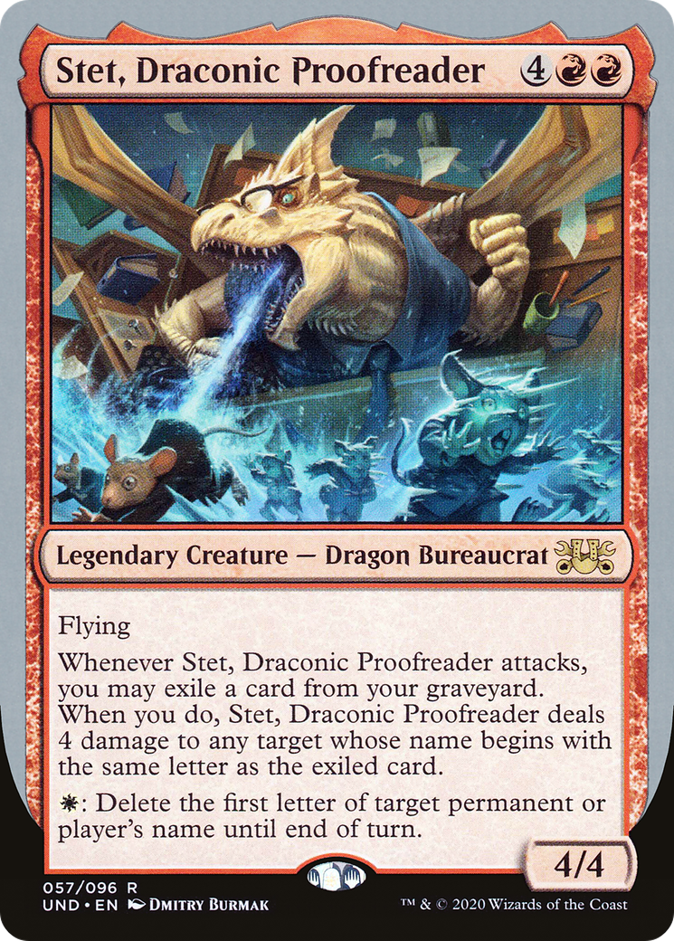 Image of Stet, Draconic Proofreader [Unsanctioned]