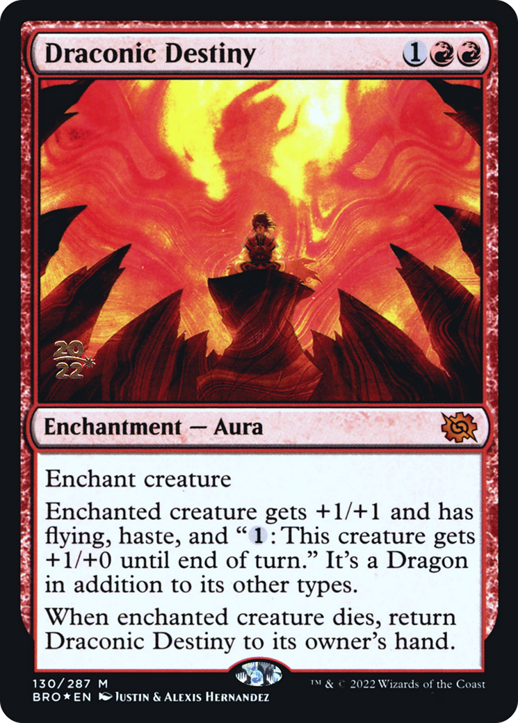 Image of Draconic Destiny [The Brothers' War Prerelease Promos]