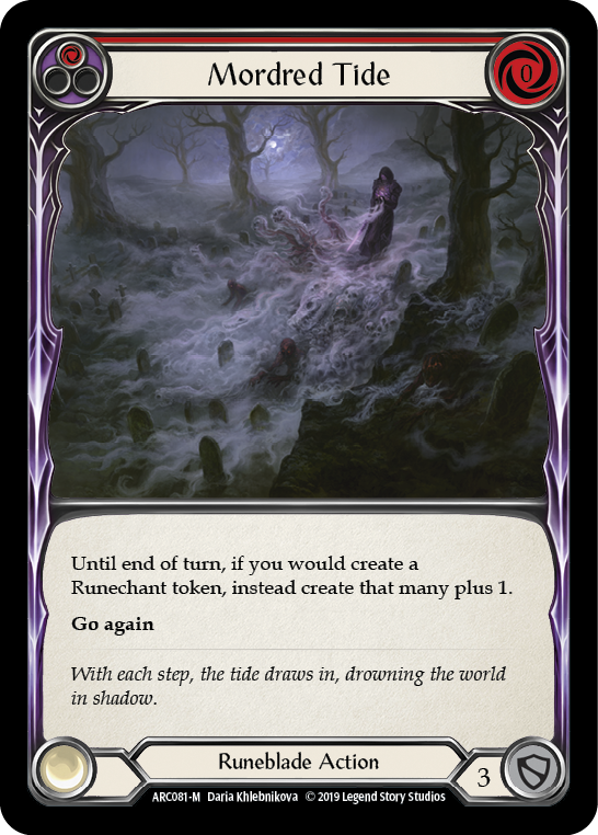 Image of Mordred Tide [ARC081-M] (Arcane Rising)  1st Edition Rainbow Foil